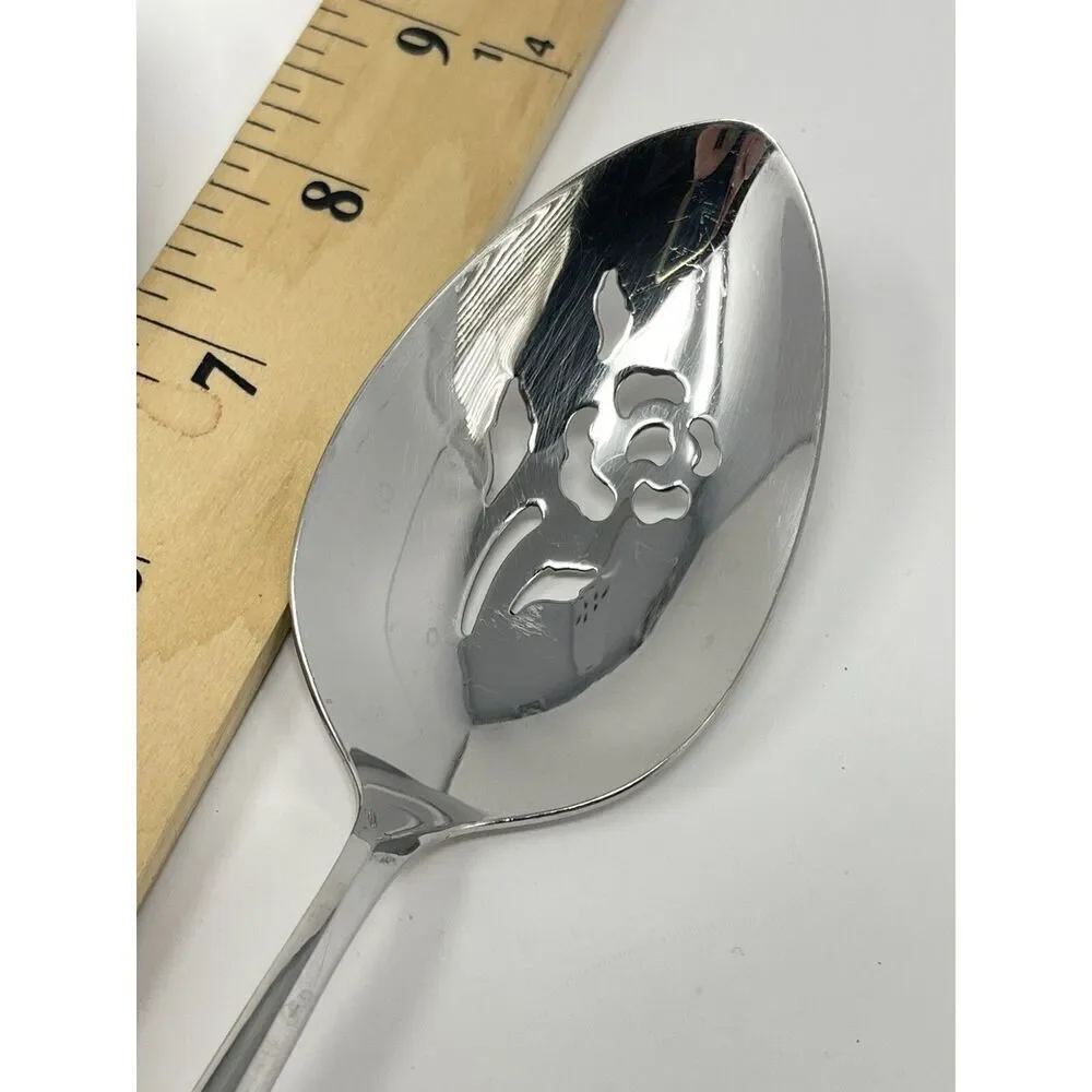 Vintage Oneida Community ROSE SHADOW Serving Set Spoon Fork Ladle Butter Knife